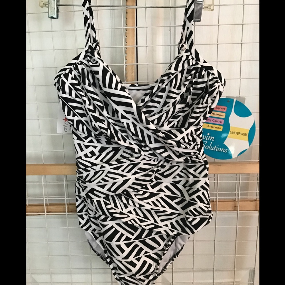 Swim Solutions, NWT, Size 12, Underwire Swimsuit